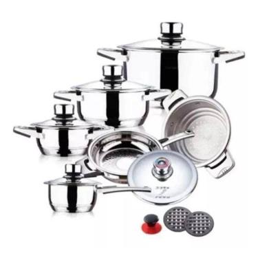 Imagem de Jogo De Panelas 23 Peças - Fogão A Indução - Aço Inox - Top