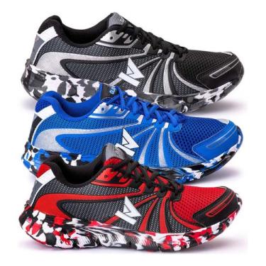 Imagem de Kit 3 Tênis Masculino Esportivo E Casual Confortável Leve Caminhada Ac