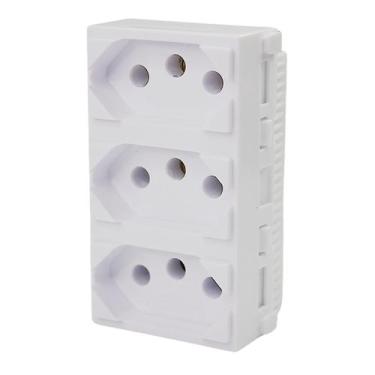 Imagem de Módulo Tomada Monobloco Tripla 20A i9 95124 Ilumi