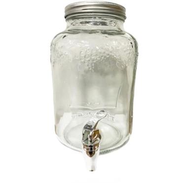 Imagem de Jarra Bebidas Transparente Suco Suqueira 5 Litros Cristal