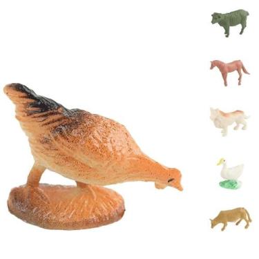 Imagem de Kit Miniaturas Vida Animal Fazenda 12 Peças - Ark Toys - ARK BRASIL