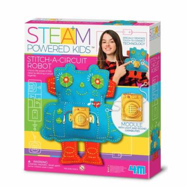 Imagem de Kit Costure Seu Robô De Led - Stitch A Circuit Robot