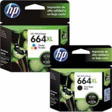 Imagem de Cartucho Hp 664xl Conj F6v30ab F6v31ab