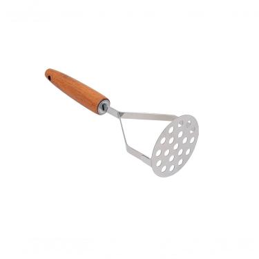 Imagem de Amassador De Batatas Cabo Madeira Acácia 25 Cm Mimo Style