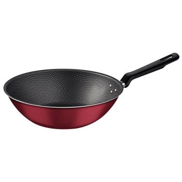 Imagem de Panela Wok Tramontina Loreto Antiaderente Starflon Max 28 Cm Vermelho