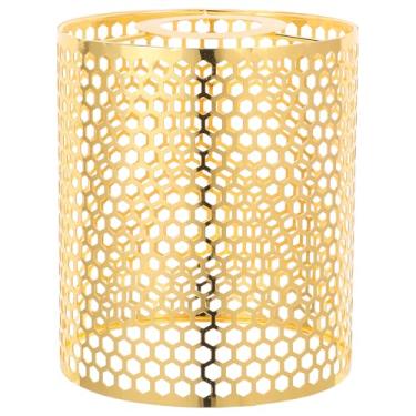 Imagem de Gadpiparty Abajur De Metal E27, Vazado Para Mesa, Tambor, Acessórios Reposição Luminária Pendente Chão, Dourado