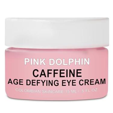 Imagem de Pink Dolphin Creme Para Os Olhos Com Cafeína, Tratamento Antienvelhecimento Olheiras, Inchaço E Linhas Finas, Fórmula Hidratante Ácido Hialurônico Cuidados A Pele - 0,5 Fl Oz