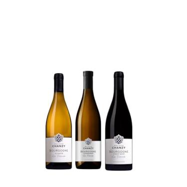 Imagem de Maison Chanzy, Trio de Vinhos Bourgogne 3 uvas rainhas da Borgonha - Aligoté, Chardonnay e Pinot Noir, 750ml