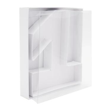 Imagem de Generic Número Pequeno De Papelão 8" Com Caixa E Tampa, Recipiente Para Doces, Embalagem, Recortes Papel Machê (1)