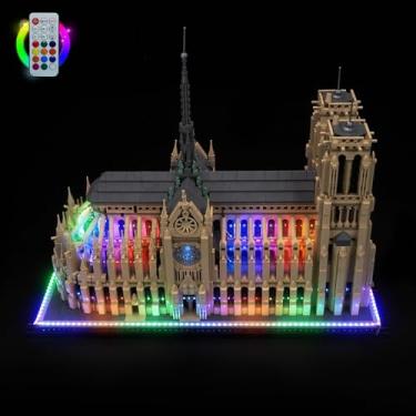 Imagem de BrickBling LED Lighting Compatible with Lego Architecture Notre-Dame de Paris 21061- Lights Only, No Building (Colorful Version)