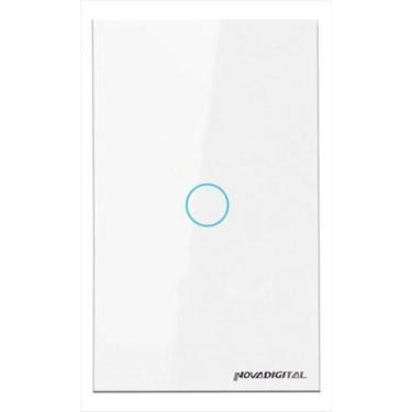 Imagem de Interruptor Touch Zigbee Inteligente Smart 1 Botão - Novadigital.