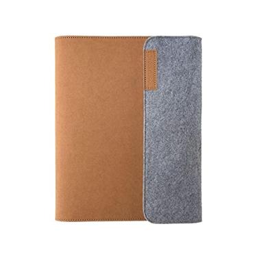 Imagem de Rocketbook Capa Folio Smart Notebook – Capa 100% reciclável, biodegradável com suporte de caneta, fecho magnético e armazenamento interno – Mars Sand Tan, tamanho executivo (15 x 22 cm)
