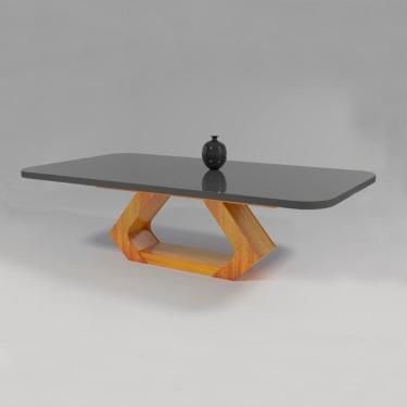 Imagem de Mesa Lottus 220x110 MDF/Vidro Bom Pastor