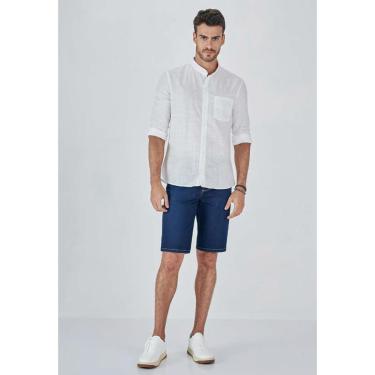 Imagem de Bermuda Jeans Rodrigo Lado Avesso Azul Tam. 38-Masculino