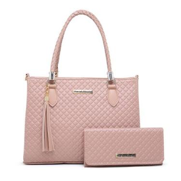 Imagem de Kit 2 Peças Bolsa Feminina Atacado Revenda Direto da Fábrica - Love - 