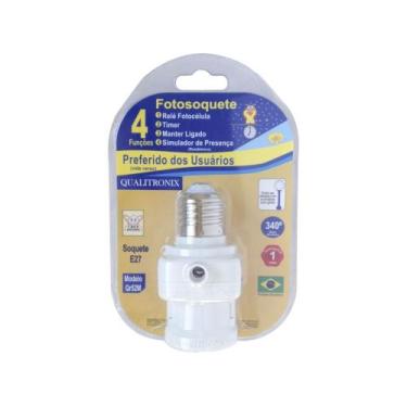 Imagem de Fotosoquete Programavel E-27 Qr52m Blister - QUALITRONIX