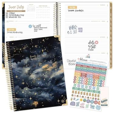 Imagem de bloom daily planners HARDCOVER 2025-2026 (21,6 cm x 28 cm) Agenda do ano acadêmico (julho de 2025 a julho de 2026) - Organizador de metas de tarefas - Livro de agenda inspiradora mensal e semanal -