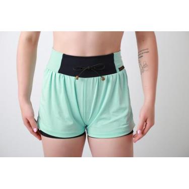 Imagem de Short Fitness Beach Tennis - Julissa, M, Verde água
