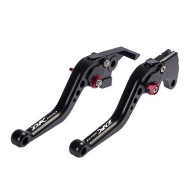 Imagem de Par Manete Curto Esportivo Gravado A Laser Moto Haojue DK 150 - Especi