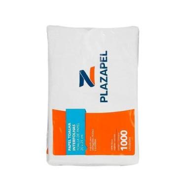 Imagem de Papel Toalha Interfolhas Branco 20x21cm 1000 Folhas - Plazapel