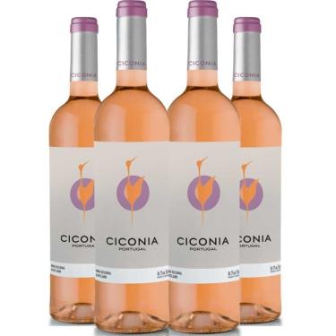 Imagem de Vinho Rose Ciconia Alentejo 750ml Kit 4 Garrafas