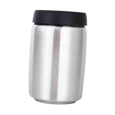 Imagem de DimyFew Lata de café a vácuo prática de aço inoxidável com tampa hermética, lata de chá multifuncional para cereais, café moído e biscoitos, 1200ml