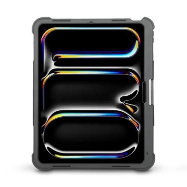 Imagem de Targus Capa SafePort Rugged Max para iPad Pro de 13 polegadas (M4) – Testado contra quedas MIL-STD, protetor de tela, suporte, alça de mão, suporte de caneta, resistente a poeira e fluidos - THD969GL