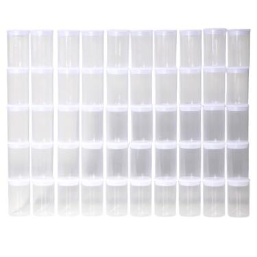 Imagem de Recipientes de filme com tampas para foguetes e experimentos científicos de tablets efervescentes – 50 peças de recipientes de plástico vazios de 35 mm, 5 cm A x 2,5 cm L – Ideal para desenvolvimento
