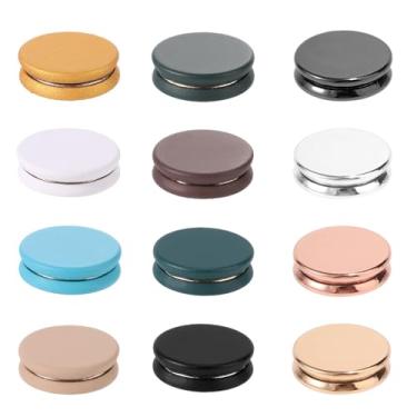 Imagem de 12 peças de alfinetes magnéticos Hijab, ímãs Hijab fortes, multiuso, fecho de cachecol, broche, botões para mulheres, cachecóis, roupas, vestido (cor: B)