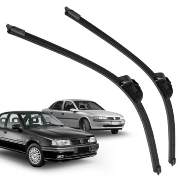 Imagem de Par Palheta Dianteira Limpadora De Para Brisa Vectra 1993 a 2005 De Silicone