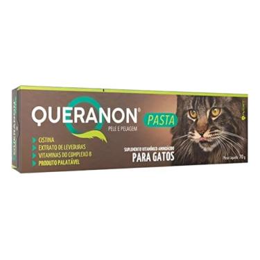 Imagem de Queranon Pasta Gatos 70g Suplemento Pet Queda Pelo Complexo B Minha Casa Buritis