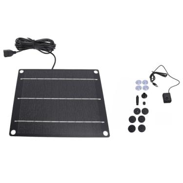 Imagem de ZAWELIYO Fonte Solar de 6W para Jardim, Painel Monocristalino, Fonte de água Movida a Energia Solar Com 9 Bicos, para Decoração do Gramado para Pátio de Banho de Pássaros No Pátio