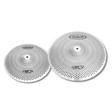 Imagem de Kit Pratos Hero Mute Ataque Crash 16 + Ataque Crash 18