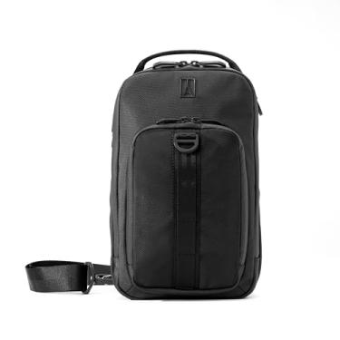 Imagem de Travelpro Altitude Crossbody 6L, resistente à água, trabalho, negócios, homens e mulheres, preto