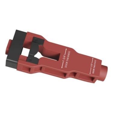 Imagem de Generic Ferramenta de instalação de entalhe para fechadura de porta, adequada para fechadura quadrada/redonda de 16,2 x 2,5 cm, corte de contorno automático