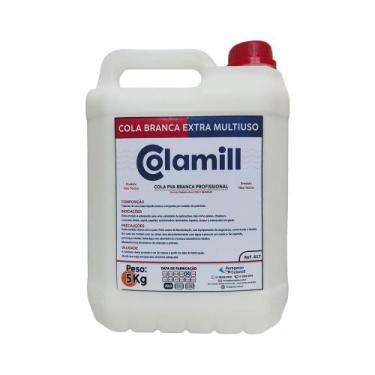 Imagem de Cola pva branca colamill 617 galão 5 kg