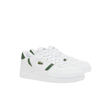 Imagem de Lacoste - Tênis juvenil T-Clip Set, Branco e verde escuro, 16