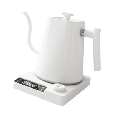 Imagem de Bothyi Chaleira elétrica Gooseneck Chaleira elétrica Bule de chá Leve Fervura rápida Despeje sobre Chaleiras Fervedor de água para sala de chá Escritório