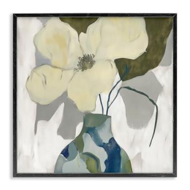 Imagem de Stupell Industries Design de arte giclée emoldurado preto com pétalas modernas Boho por Elara Yasna, 61 x 61 cm