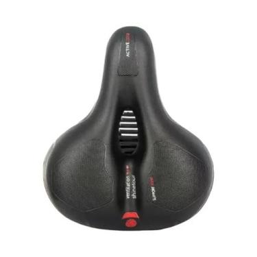 Imagem de Assento De Bicicleta Unissex Respirável, Oco, Com Absorção De Impacto,