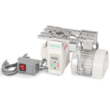 Imagem de Máquina de costura servo motor, servo motor de máquina de costura industrial, AC110V, 550W, 3/4HP, velocidade 200RPM a 6000RPM, servo motor sem escova com controlador e interruptor de pé, execute CW e