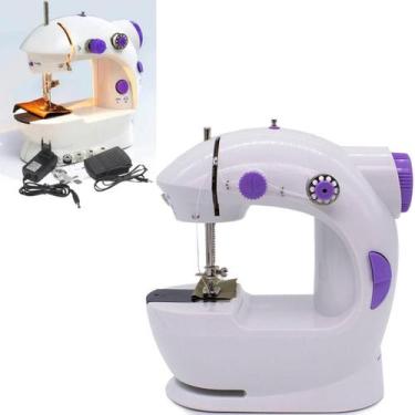 Imagem de Máquina De Costura Reta Mini Com Luz Com Fonte Inclusa - Lippin, Bivol