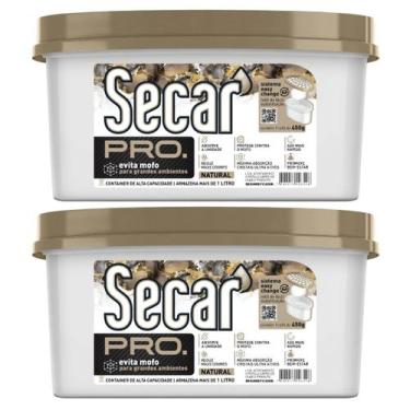 Imagem de 2 Anti Mofo Reutilizável Container Pro Grande 450 Gramas - Secar