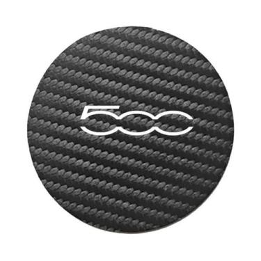 Imagem de Protetores De Porta-Copos Para Carro Fiat 500, 2 Peças, Almofadas Redo