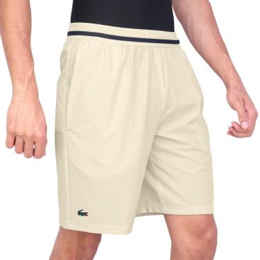 Imagem de Shorts Lacoste Sport Novak Djokovic Creme-M