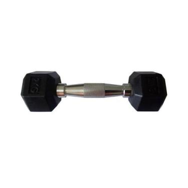 Imagem de Halteres Sextavado Injetado com Pegada Cromada 2,0Kg - OUTRAS MARCAS