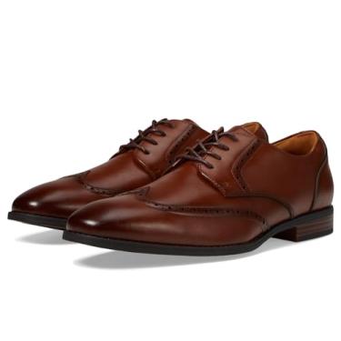 Imagem de STACY ADAMS Sapato Oxford masculino Lancaster Wingtip, Conhaque, 38
