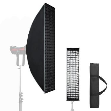 Imagem de Softbox Strip RZD-30x120cm Bowens com Grade Montagem Rápida - WorldVie
