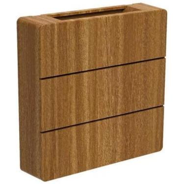 Imagem de Arandela Pilar Madeira Led 3000K 6W - Taschibra