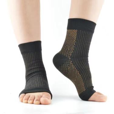 Imagem de Meia de Compressão Sem Ponteira Estabilizadora do Tornozelo Anti-Fadig